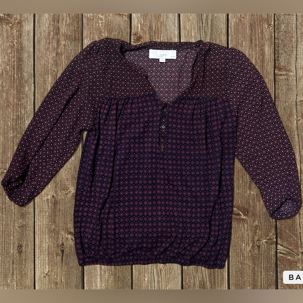 Ann Taylor Loft Petites 3/4 sleeve blouse size xs